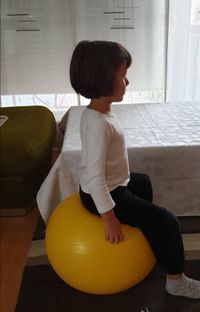 Equilibrio en una pelota